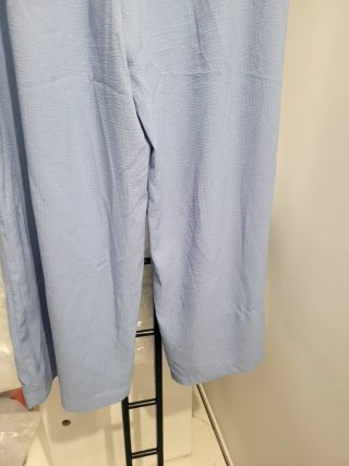 Pantalones anchos azules