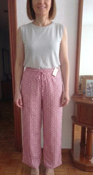 Pantalones corte recto mujer talla L sin estrenar
