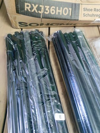 SONGMICS RXJ36H01 Estante para Zapatos de 10 niveles con Tapa Antipolvo