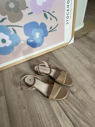 Sandalias PinkChic Piel Beige Talla 38