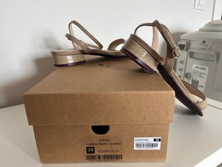 Sandalias PinkChic Piel Beige Talla 38
