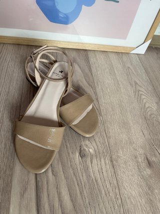 Sandalias PinkChic Piel Beige Talla 38