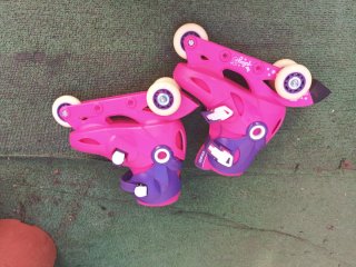 Patines ajustables T30-32 Rosa