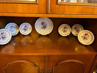 Vajilla Santa Clara Vigo 6 Platos Postre ,1 grande