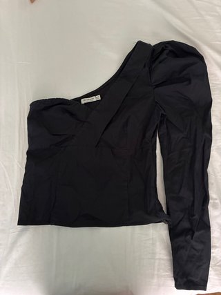 Blusa Stradivarius Talla S/36/8 Negra