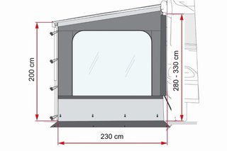 Toldo lateral Fiamma F45-F65