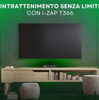 Decoder Digitale Terrestre DVB-T2 i-ZAP T366 HD