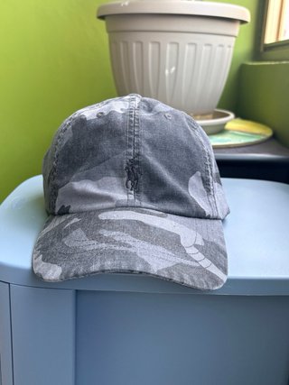 Cappellino Polo Ralph Lauren camouflage grigio
