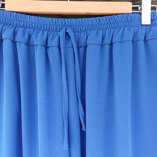Pantalone largo donna blu Elegante ma sbarazzino