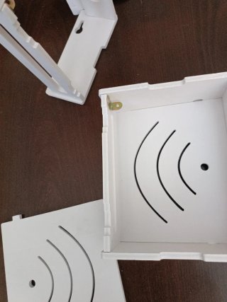 Juego 3 Cubre WiFi Blanco con tapa