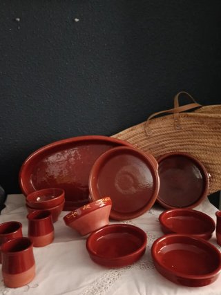 Lote cocina tradicional barro