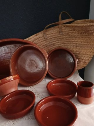 Lote cocina tradicional barro