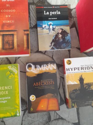 Lote 6 Libros: Dan Brown, Terenci Moix, etc.