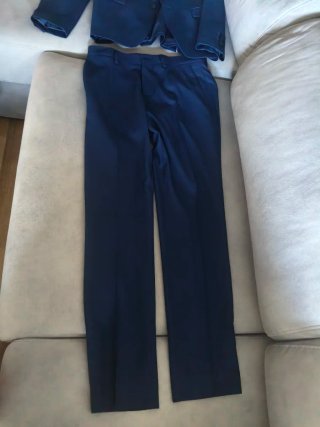 Traje Zara Azul Hombre