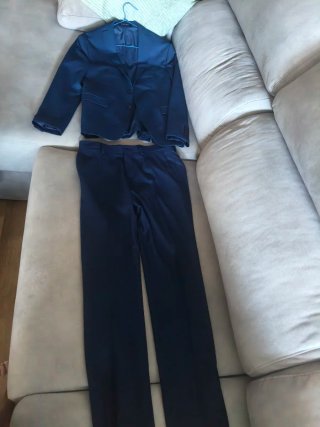 Traje Zara Azul Hombre