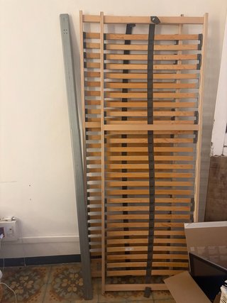Somier Ikea 140x200 y Barra Metálica