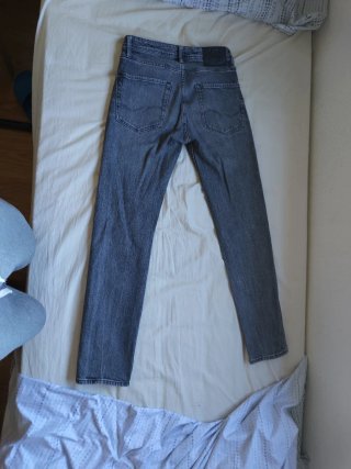 Pantalón vaquero gris recto JACK&JONES Talla 29/32