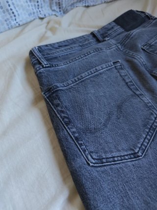 Pantalón vaquero gris recto JACK&JONES Talla 29/32