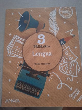 3 libros de lengua 3ero de primaria