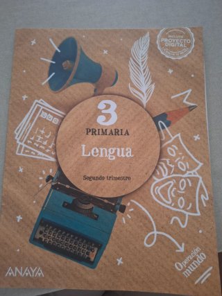 3 libros de lengua 3ero de primaria
