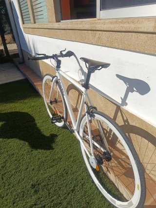 Bicicleta Fixie FabricBike Blanca, precio negociab