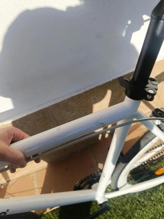 Bicicleta Fixie FabricBike Blanca, precio negociab