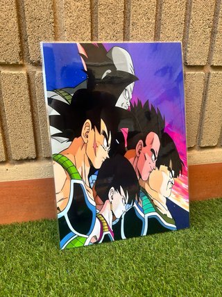 Póster A3 Dragon Ball Z escuadron de Bardock