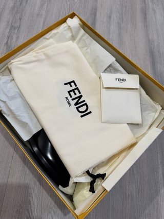 Stivali Chelsea Fendi Neri