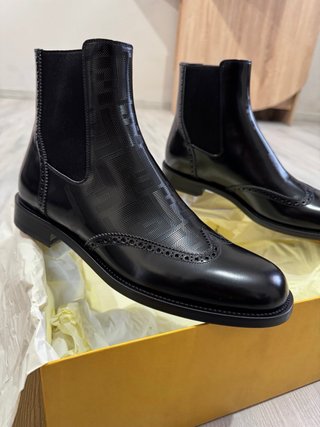 Stivali Chelsea Fendi Neri