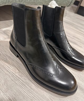 Stivali Chelsea Fendi Neri