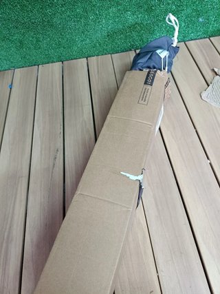 SONGMICS Sombrilla de 200 cm, UPF 50+, Inclinación