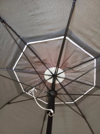 SONGMICS Sombrilla de 200 cm, UPF 50+, Inclinación