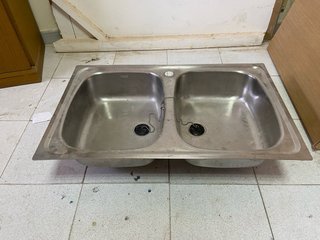 Fregadero doble cocina