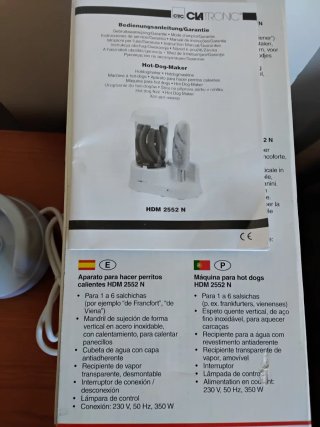 Máquina para hacer  perritos calientes