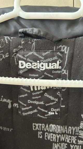 Chaqueta Desigual Negra Hombre
