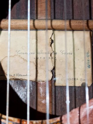 Guitarra Clásica Gerundino Fernández 1989