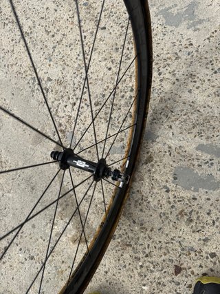Ruedas carbono zapata tubular