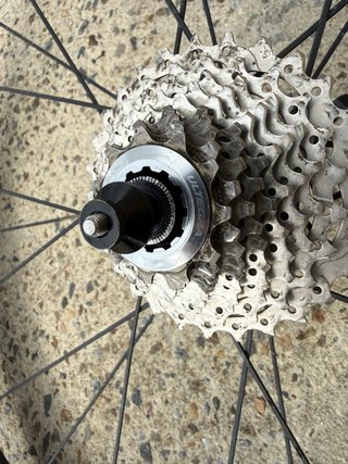 Ruedas carbono zapata tubular