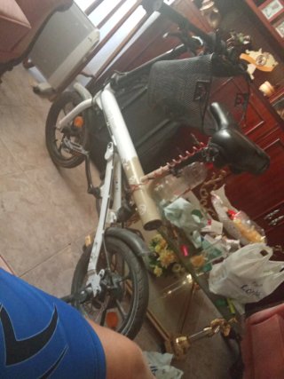Bicicleta Eléctrica Blanca