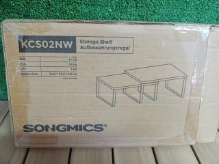 SONGMICS KCS02NW Estante para Especias, Juego de 2