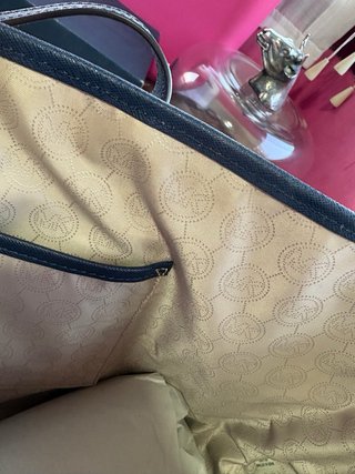 Bolso Michael Kors Tachuelas Azul Dorado