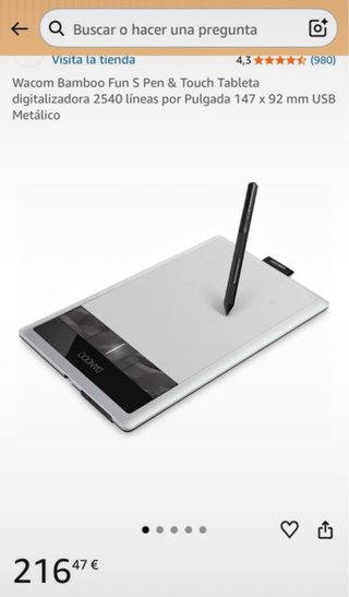 Wacom Bamboo Fun S Pen & Touch