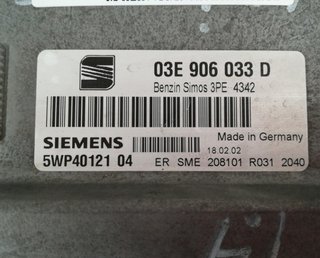 Centralita motor uce 06a906019 audi a3 (8l) 131268