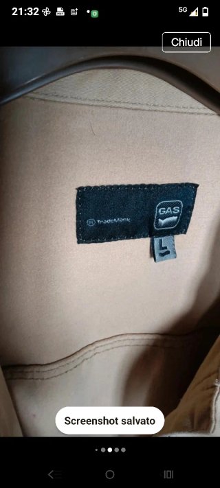 Giacca GAS beige taglia L