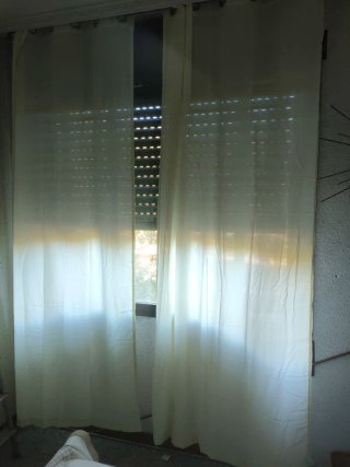 2 piezas Cortinas Interiores Exteriores 225x132