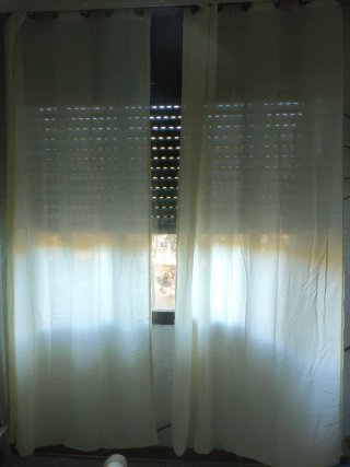 2 piezas Cortinas Interiores Exteriores 225x132