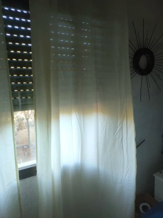 2 piezas Cortinas Interiores Exteriores 225x132