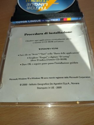 Tutor Lingue Tedesco CD-ROM DeAgostini