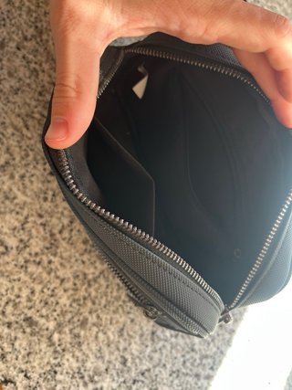 Riñonera Lacoste Negra