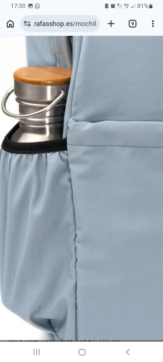 Mochila Azul Pastel Aesthetic Chicas BAC